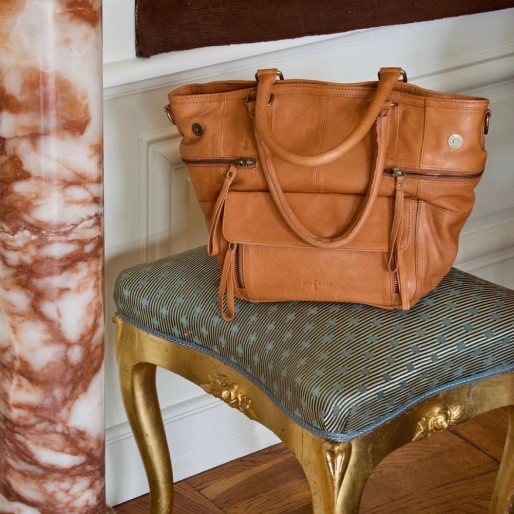 NWT* DAY & MOOD Hannah Small‎ Satchel in Tan - Picture 9 of 13